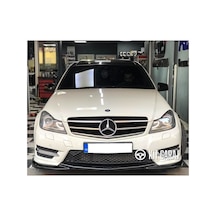 Kit Garaj W204 C180 Makyajlı Ön Ek Plastik Boyalı