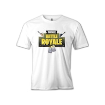 Fortnite - Battle Royale Beyaz Erkek Tshirt