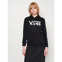 Vans Drop V Logo Hoodie-b Kadın Sweatshirt vn0a5hnpblk1-14682 001