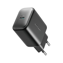 Joyroom Jr-tcf20 Pd20w Usb-c / Type-c Bağlantı Noktası Şarj Cihazı, Fiş:ab Fişi Siyah