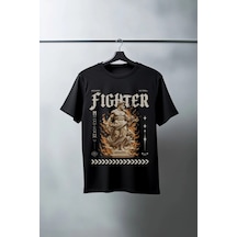 Freedom Storee Unisex Oversize 24/1 Penye Dtf Baskılı Tişört - Dtf139 Çok Renkli