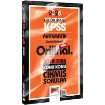 Yargı 2026 Kpss Lise Ön Lisans Matematik Orijinal 2010-2024 Konu Konu Çıkmış Sorular