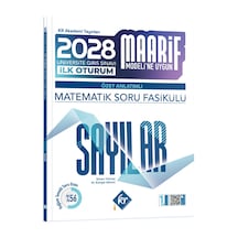 2028 Maarif Modeli Üniversite Giriş Sınavı İlk Oturum Matematik Soru Fasikülü Sayılar Özet Anlatımlı Kr Akademi Yayınları