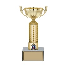Odak Kupa - Small Kupalar - S-064 B - 25 Cm Altın - Beyaz