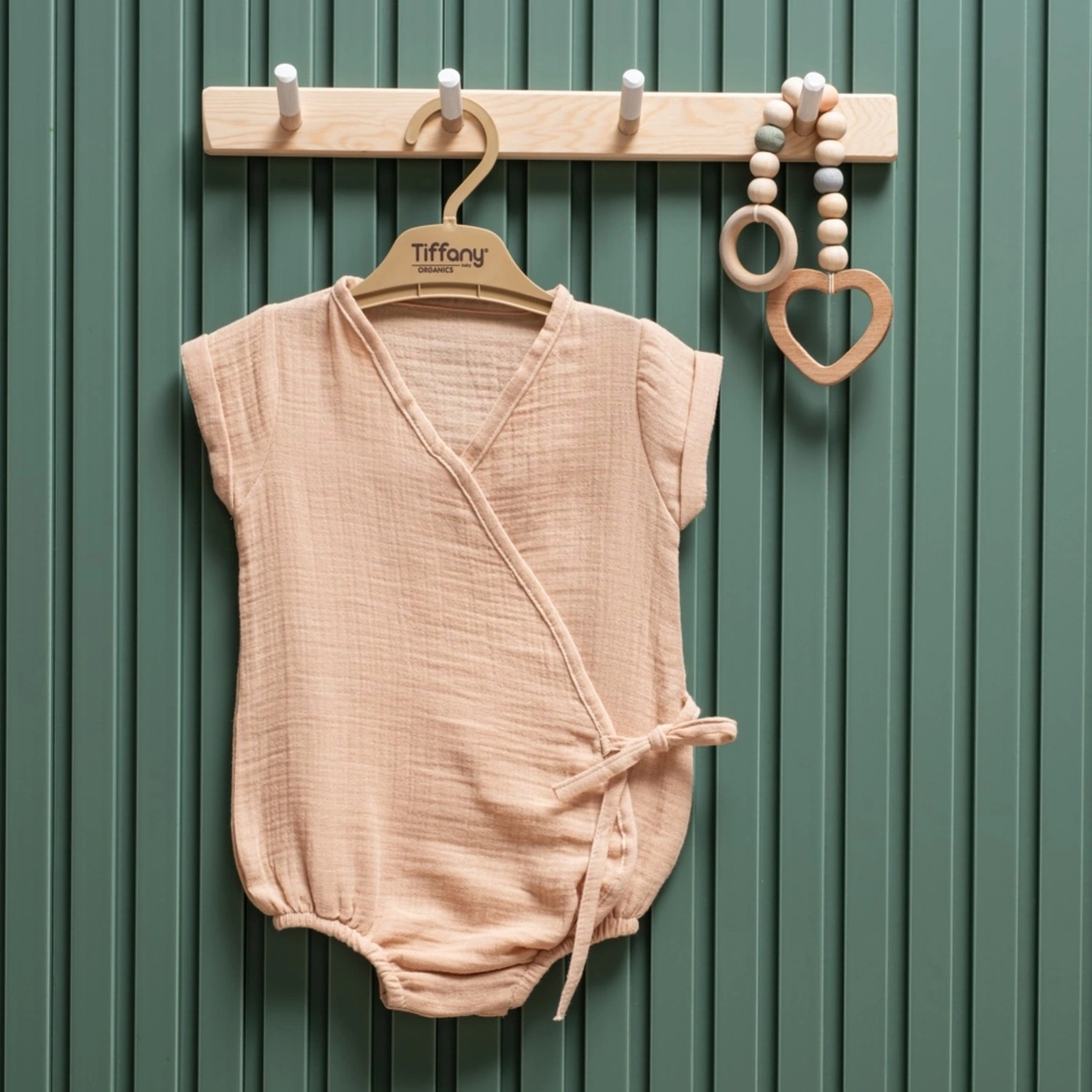 Tiffany Baby & Kids Tiffany Baby Müslin Theme Kruvaze Body 26022 Bej