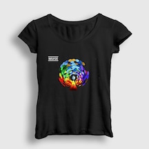 Presmono Kadın Resistance Muse T-shirt Siyah
