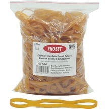 Ekoset Çöp Kovaları İçin Poşet Tutucu Kauçuk Lastik 18X5 Naturel