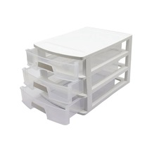 No:3 Çekmece 3 Katlı 35x25.4x22.6cm Siyah Veya Beyaz Gönderilir 5468 Çok Renkli