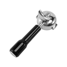 Paslanmaz Çelik Kahve Makinesi Dipsiz Filtre Tutucu Portafilter Siyah Ve Gümüş