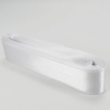 Beyaz Saten Kurdela 3 Cm. X 10 Metre