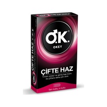 Okey Çilek Kayganlaştırıcı Jel + Okey Çifte Haz Prezervatif 10'lu