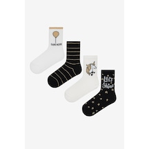 Penti Kız Çocuk Unicorn Shine 4lü Soket Çorap Çok Renkli