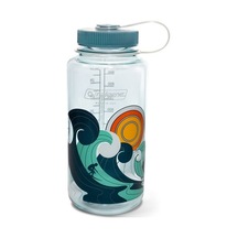 Nalgene 32 Oz Retro Seafoam Tritan Suluk Matara 1 Litre Açık Mavi