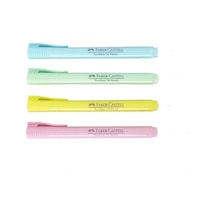 Faber-Castell Fosforlu Kalem 38 Pastel 4Lü Poşet