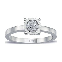 Lova Pırlanta Taşlı Yuvarlak Eridu Yüzük - 1070190