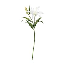 Ikea Smycka Yapay Zambak Dalı 85 Cm Beyaz Yeşil Beyaz - yeşil