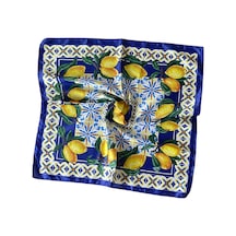 Saten Bandana Saten Fular Saten Çanta Aksesuarı Özel Desen Bandana 45x50 Cm Bordo
