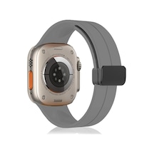 Apple Uyumlu  Watch 42 MM 44 MM 45 MM 49 MM Kordon Magnetli Ayarlanır Silikon Kordon 1/2/3/4/5/6/se/7/8/ultra