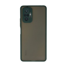 Redmi Note 10 Pro Kılıf Montreal Silikon Kapak - Yeşil Bz8683140209018