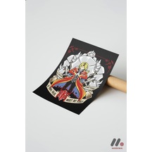 Fullmetal Alchemist Simya Poster, Çerçevesiz Yüksek Kalite Duvar Afişi - Anime Severlere Özel Hediye