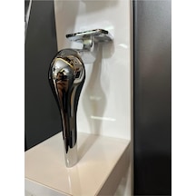 Kaşık Metal Ayak 20cm Krom Renk Kitaplık Koltuk Tv Ünite Dolap Komidin Modern Mobilya Ayağı Gümüş