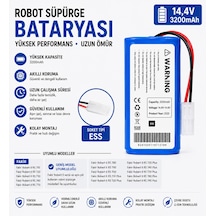 Xiaomi Mjstg1 Uyumlu Robot Süpürge Bataryası 14.4v 3200mah Li-ion