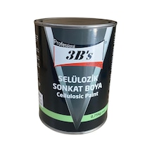 3b's Selülozik Boya Mat Siyah 0,750kg Net
