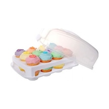 Taşıma Kabı Cupcake 24Lü Beyaz