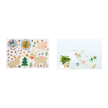 Duvar Süsü Sticker Ormanlı Desenli Pvc Diğer