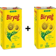Trakya Birlik Doğal Ve Katkısız Ayçiçek Yağı 5 L X 2 Adet Yemeklik Ve Kızartmalık Kullanıma Uygun