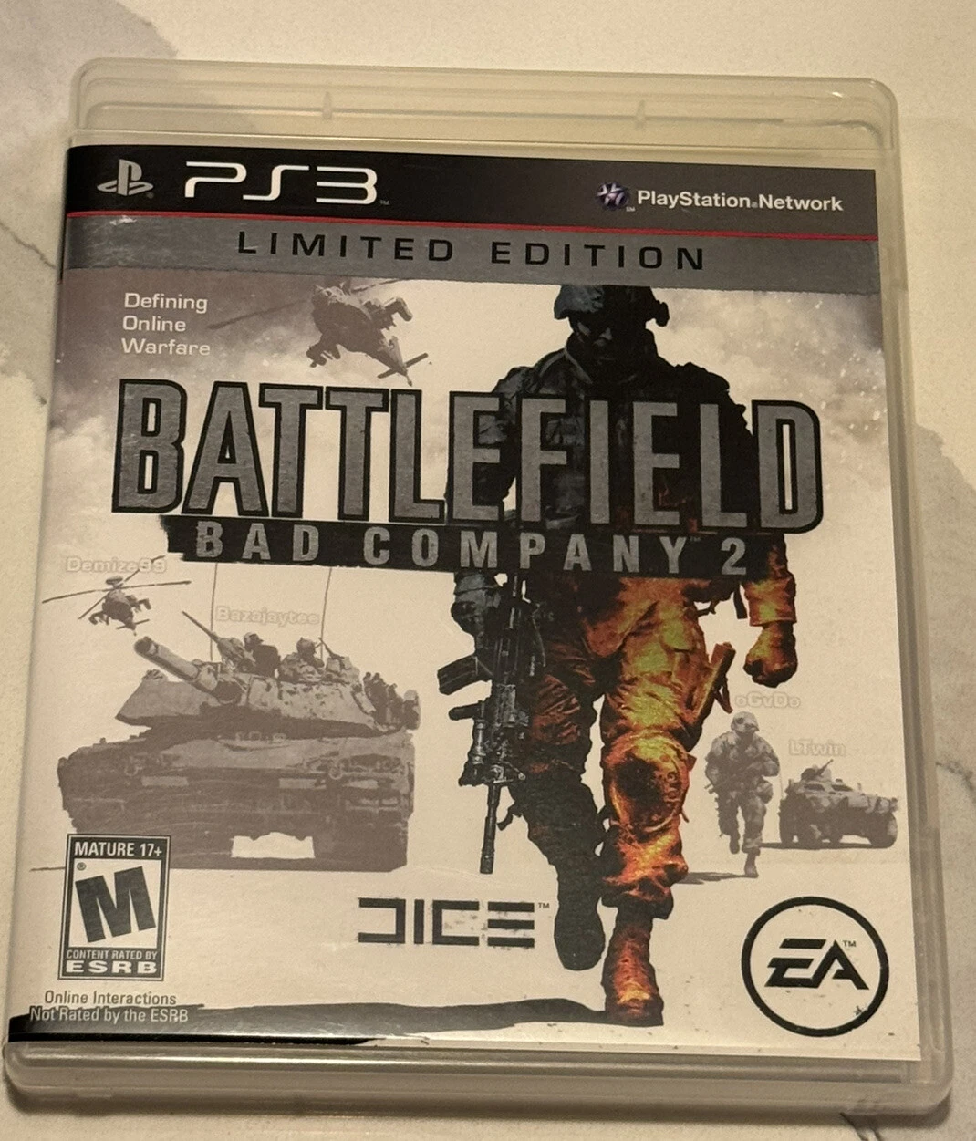 Battlefield: Bad Company 2 Limited Edition Ps3 Playstation 3 Cd Oyun Teşhir