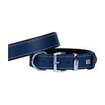 Konfor Deri Köpek Boyun Tasması Royalblue 3,5x52 60 Cm Çok Renkli