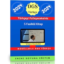 2024 Dgs Türkçe Modüler Kitap Seti