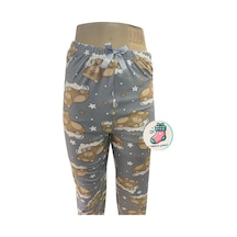 Lüx Unisex Mikro Süet Cepsiz Pijama Altı Tek Alt S4 - Çorap Hediy Gri