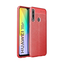Newface Huawei Y6p Kılıf Auto Focus Kapak - Kırmızı