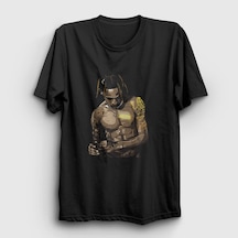 Presmono Unisex Astro Astroworld Travis Scott T-shirt Siyah