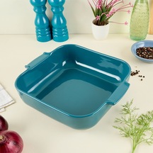 Aryıldız Elissa Kare Fırın Kabı Yeşil 28 Cm Çok Renkli