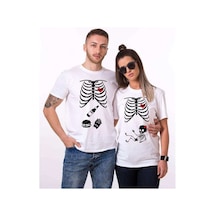 Tshirthane Iskelet Bebek Sevgili Kombinleri Tshirt Kombini Beyaz
