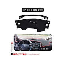 Kia Ceed 2013-2019torpido Koruma Halısı Siyah Kenar