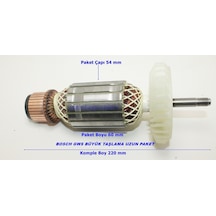 Bosch Uyumlu Tipi Gws 24-180 Endüvi Rotor Kollektör Uzun Paket