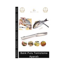 Balıktemizleyici Balık Temizliği Zahmetsiz Hijyenik Paslanmaz Ergonomik Pratik Balık Pulu Kazıyıcı Çok Renkli