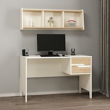 Ruby Çalışma Masası Ve Asma Kitaplık Set-aytaşı-derin Sepet Çok Renkli