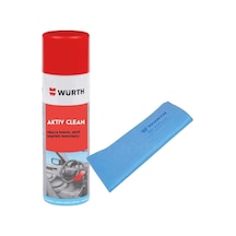 Würth Activ Clean Temizleme Köpüğü 500ml + Güderi Bez Mavi 130gr Diğer