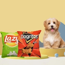 Tineke Cips Dayanıklı Sesli Köpek Oyuncağı 1 Adet Lazy