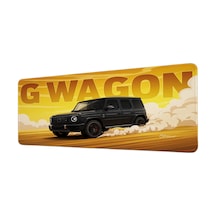 Mercedes G63 Amg G Wagon 40x90 Cm Oyuncu Mousepad Kaymaz Taban Büyük Boy Mousepad