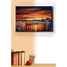 Webstyle Sayılarla Boyama Seti Kasnaklı Sakin Günbatımı 50 X 65 Cm