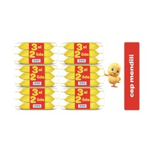 Dalin Klasik Cep Islak Havlu Mendil 6'Lı 3 X 15 Adet