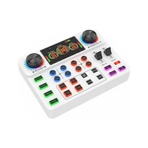 Blic Pro+ Ksa2 Beyaz Live Stream Sound Card Profesyonel Canlı Yayın Ses Kartı