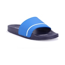 Fly Soft S263050 Mavi Beyaz Günlük Ortopedik Erkek Spor Terlik Mavi