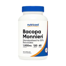 Nutricost Bacopa Monnieri 1000mg, 120 Capsul 60 Servings .tr...